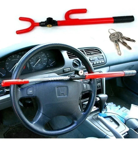 Traba Volante Seguridad Auto Traba Volante Anti Robo