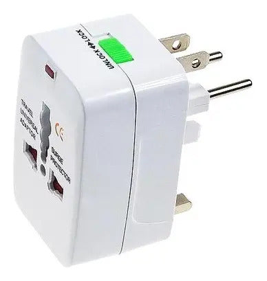Pack 2 Adaptadores Conector Enchufe Universal Para Viajes