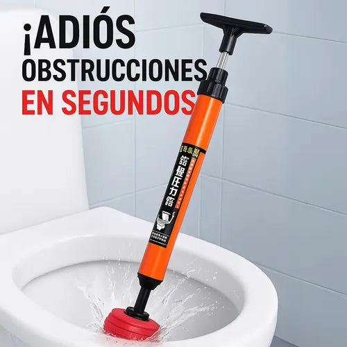 Sopapo Destapador Cañerías Para Baños Alta Presión Drenaje