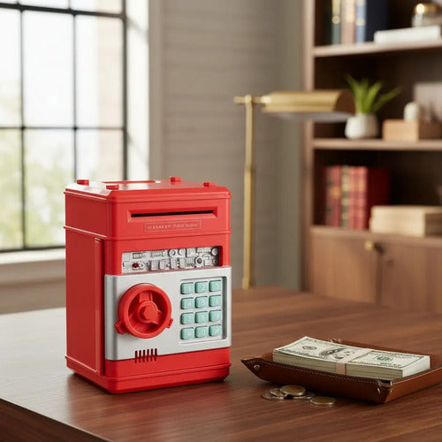 Mini Caja Fuerte De Ahorro Alcancía Automática
