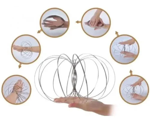 Aros Mágicos Magia Metálicos Magic Flow Ring
