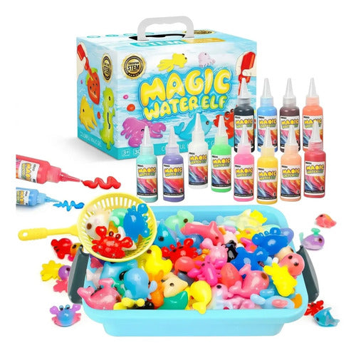 Kit Elfo Agua Mágico Magic Water Elf Sensorial 12 Geles Gris