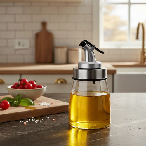 Botella Dispensador De Aceite Con Dosificador De 170ml