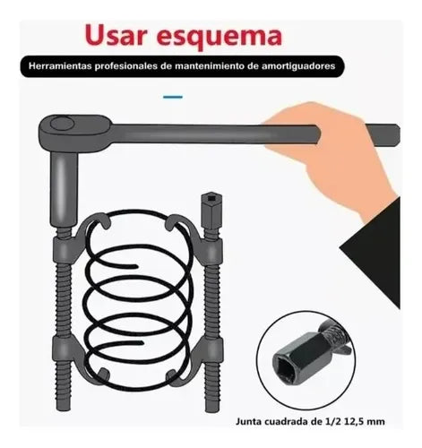 Saca Espiral Compresor Espiral Amortiguador Auto Universal
