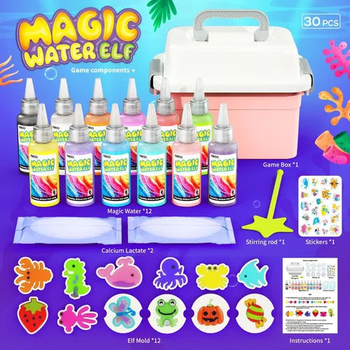 Kit Elfo Agua Mágico Magic Water Elf Sensorial 12 Geles Gris