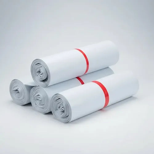 Pack 100 Bolsas Frc 25x35cm Courier Embalaje Autoadhesivo Blanco Unicolor