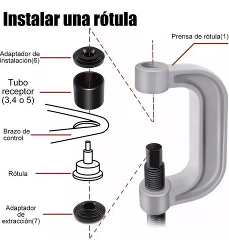 Kit Prensa Extractor Universal Extractor De Rotulas 2wd 4wd