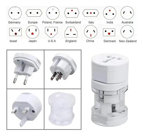 Adaptador Enchufe Universal Convertidor De Enchufes Viaje