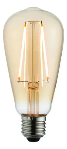 Ampolletas Vintage E27 Filamento 4w Luz Calida 2700k Blanco Cálido