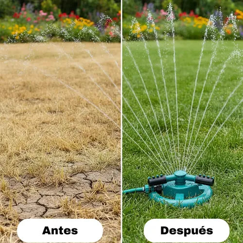Pack X4 Aspersor Jardin Riego Regadores Automatico Riego 360