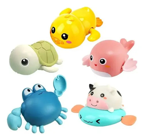 Set X5 Juguetes De Baño Para Bebé Y Niños Juguete Bañera Variado