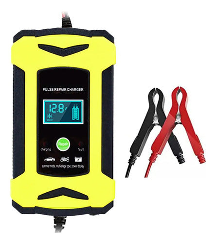 Cargador Partidor De Batería Auto Moto Portátil 12v 6a