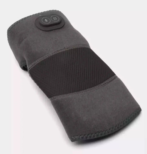 Rodillera Térmica Masajeador Alivia Dolor De Articulación Gris Oscuro