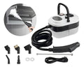 Limpiadora A Vapor De Mano Esenzo 2500w Para Muebles Y Tapicería Blanco