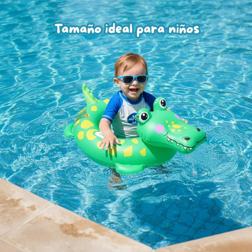 Pack X3 Flotador Niño Piscina Playa Colores Diseño Animal Variado