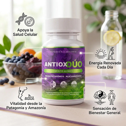 Açai Maqui Regenerador Celular Vitamina C B12 Suplemento Nat Açai - Maqui