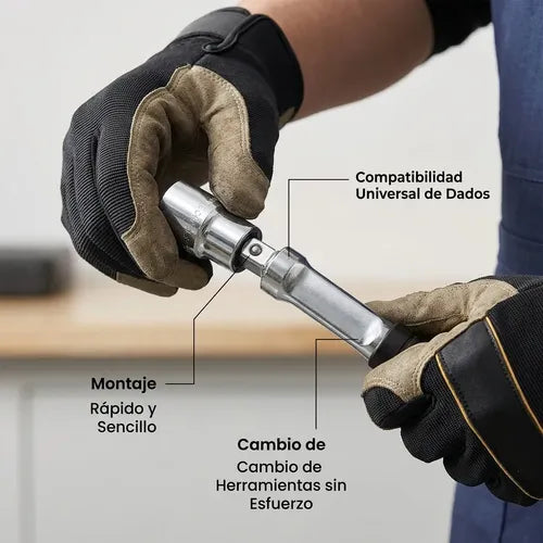 Llave Multiplicadora De Par Multiplicador De Torque 68 Nm Plateado