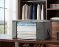 Bolsa Cajas Organizadoras Grandes Almacenamiento Ropa Gris Organizador De Ropa