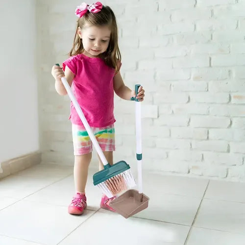 Set De Aseo Limpieza Juguete Niños Interactivo Didáctico Blanco/verde