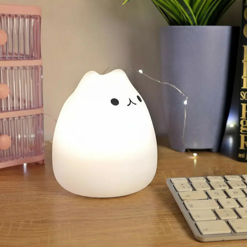 Lámpara De Noche De Silicona Espanta Cuco Squishy Animales