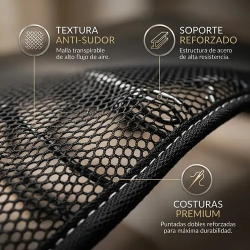 Respaldo Lumbar Para Silla Corrige Postura Teletrabajo