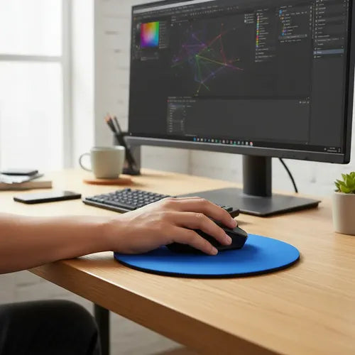 Mouse Pad Gel Apoya Muñeca Ergonomico Base Antideslizante