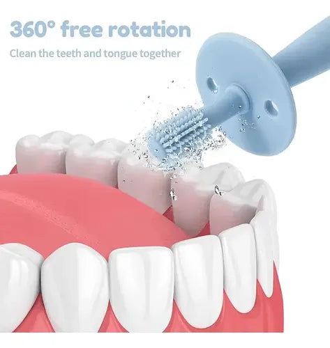 Cepillo De Dientes Silicona Suave Bebe Mordedor Libre Bpa
