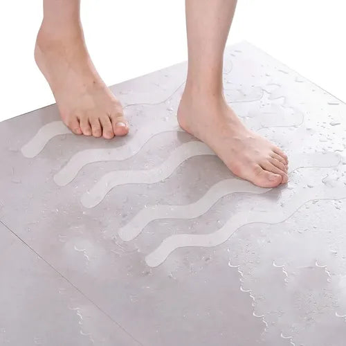 Cintas Antideslizantes Superficies Pegatinas Ducha Pack X6 Blanco