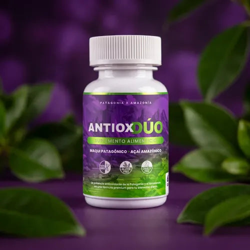 Suplemento Antiox Duo Regenerador Celular Vitamina C B12 Maqui - Acai