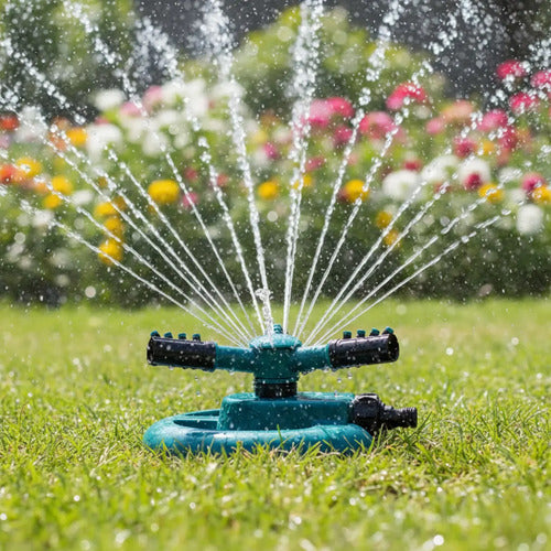Pack X4 Aspersor Jardin Riego Regadores Automatico Riego 360