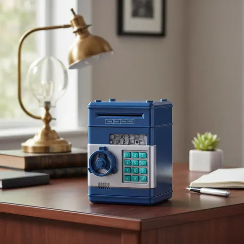 Mini Caja Fuerte De Ahorro Alcancía Automática