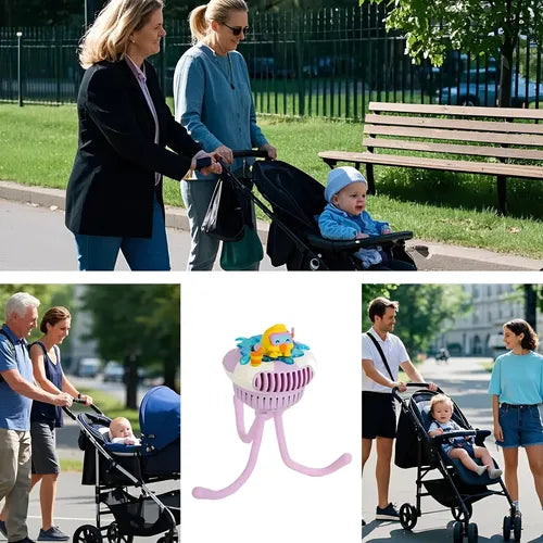 Ventilador De Coche Bebe Recargable Flexible Ajustable