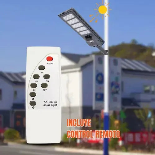 Pack X2 Foco Solar 500w Recargable Ip65 Sensor Movimiento Negro Blanco Neutro