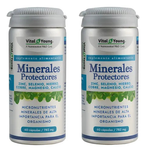 Minerales Protecto Zinc Selenio Hierro Cobre Magnesio Calcio Sin Sabor