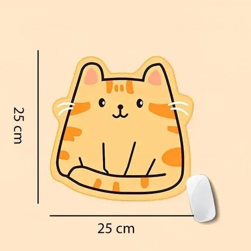 Mouse Pad Diseño Kawaii Animales Alfombrilla Antideslizante