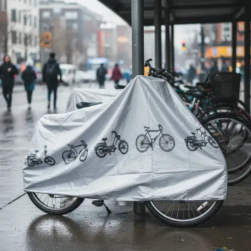 Funda Cubre Bicicleta Funda Bicicleta Cobertora Impermeable Gris