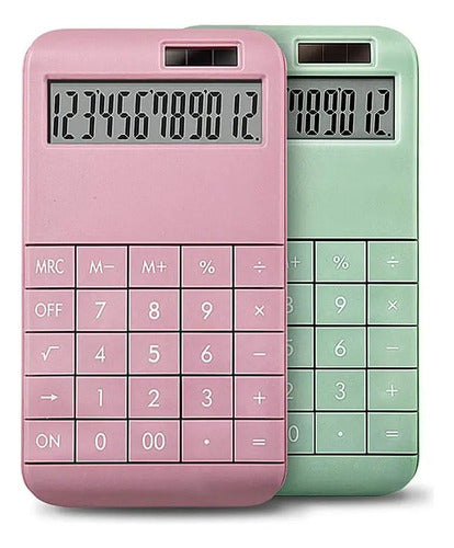 Calculadora Escritorio Diseño Delgado Digital De 12 Dígitos