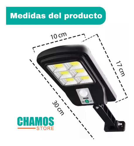 Pack 4 Foco Solar Led Exterior Con Sensor De Movimiento Ip65 Negro Blanco Neutro