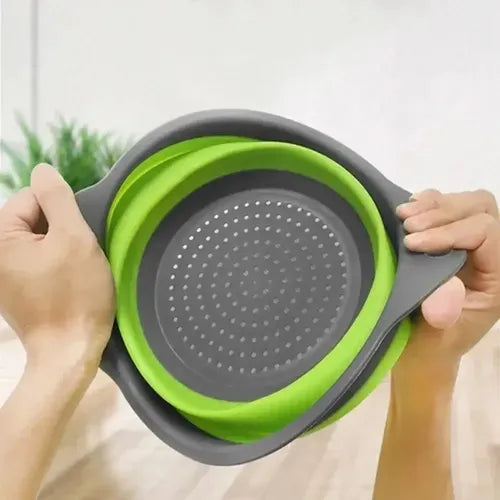 Colador Retráctil Plástico Grande De Goma Circular 29 Cm
