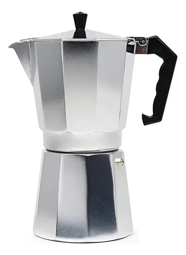 Cafetera Italiana 3 Tazas Cafetera Portátil Grecas Cafeteras Plateado
