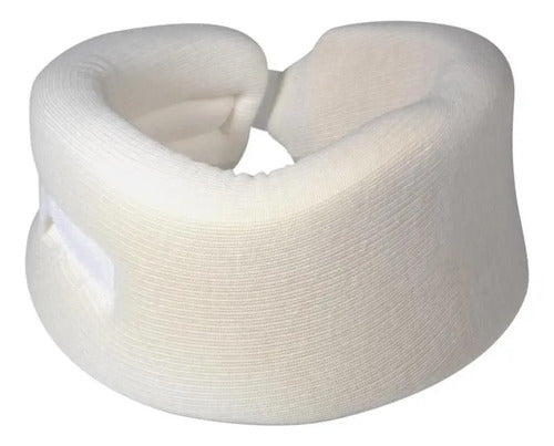 Collar Cervical Universal Blanco Acolchado De Espuma Xl Blanco