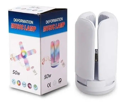 Ampolleta Foco Parlante Led Colores Con Control Y Bluetooth Rgb