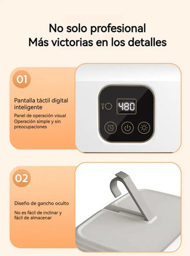 Secador Ropa Zapatos Portatil Tendedero Ropa Capacidad 10kg Blanco