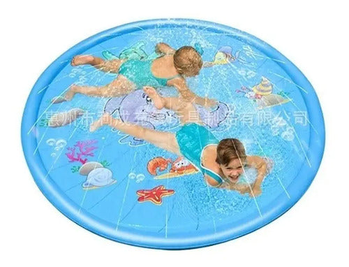 Piscina Inflable Tipo Fuente Para Niños Y Mascotas 170 Cm