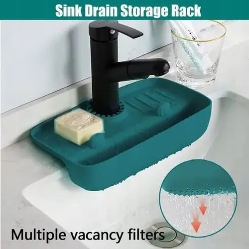 Organizador Escurridor Multiusos Esponja Soporte Utensilios.