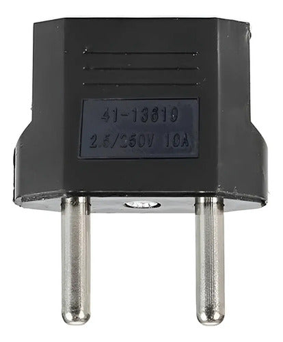 Pack 10 Adaptadores Enchufe Universal Europeo Americano