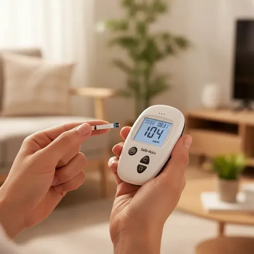 50 Tiras Reactivas 50 Lancetas Sinocare Medición Glucosa Blanco