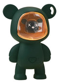 Mini Calentador De Manos Portátil Recargable Oso Invierno Color Verde Oscuro