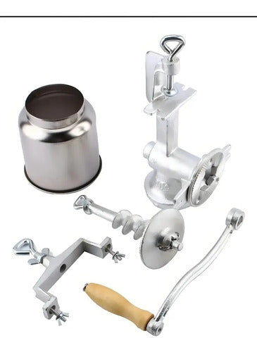 Molino Moledor Manual Metálico Choclo Maiz Cafe Cereal Arroz Metal