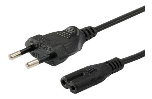 Cable De Poder Tipo 8 Alimentacion Para Notebook Pc O Tv
